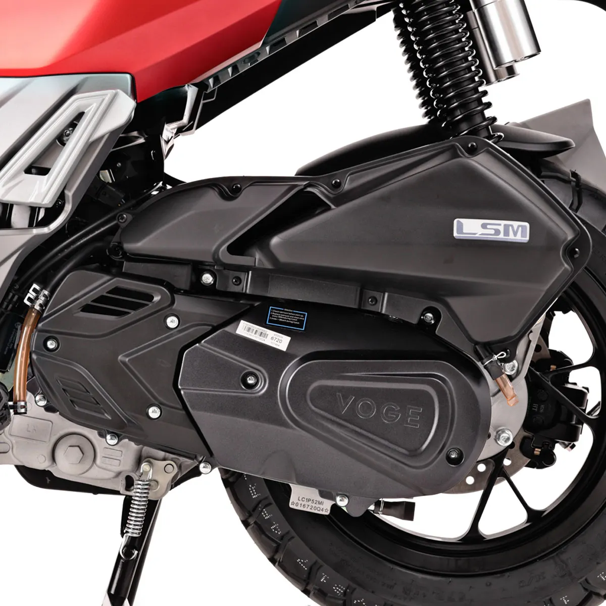 Motor monocilíndrico de 125 cc con refrigeración líquida