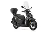 Voge SR16 4V en negro mate, vista tres cuartos delantera